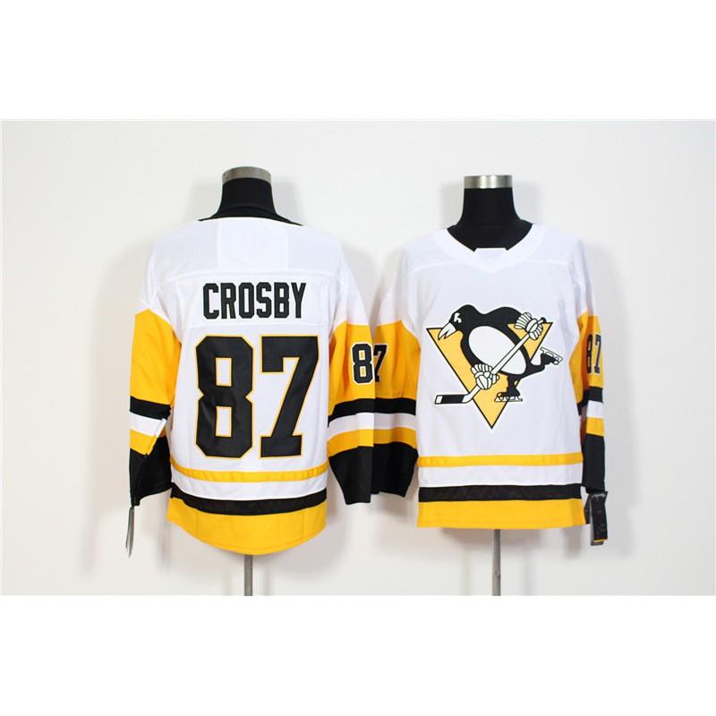 Pittsburgh Penguins NHL Eishockey Trikot für Erwachsene Fanartikel Premium-Mischung Eis-Uniform