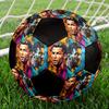Pallone Calcio a 5 CR7 Colorato Per Tutte le Età Misura 5 Cucito a Macchina PVC Pronto per la Competizione Resistente Alta Rimbalzabilità