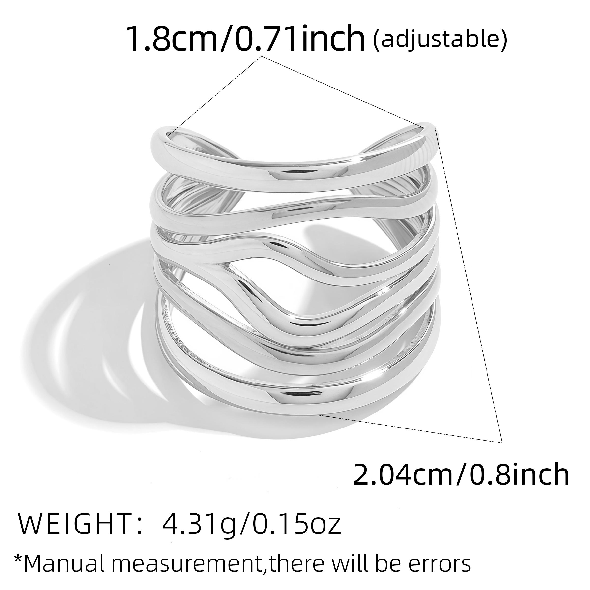 

Stainless Steel Zircon Minimalist Metal Golden 18K Gold PVD Plated Opening Ring for Women Bagues Pour Femme Party Gift For Her resizable