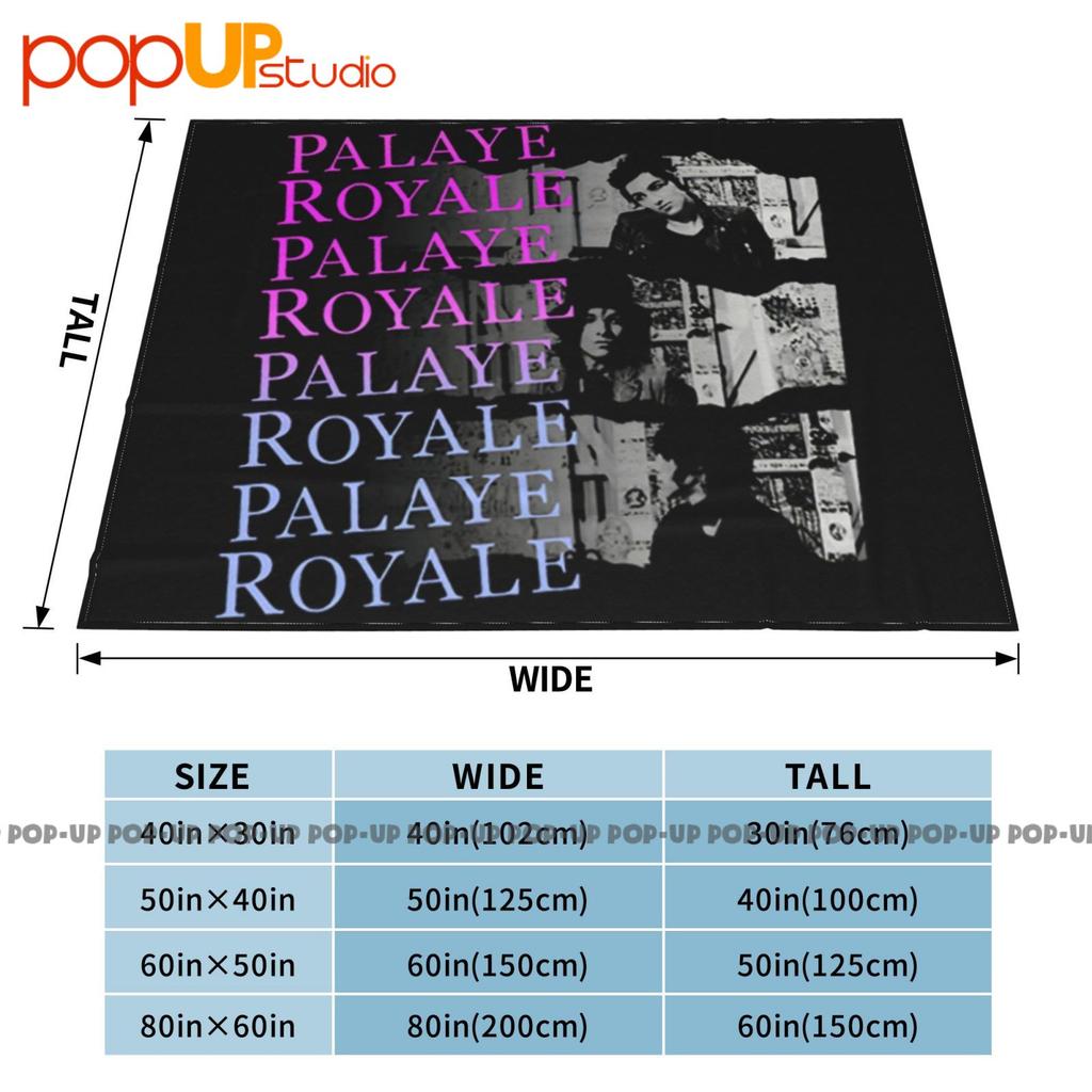 Palaye Royale Torn Licensed Rock N Roll Band Music Ultra-Soft Blanket Quilt Winter Sofa Cover Bed Covers