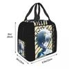 Killua Zoldyck Anime Hunter X Hunter Insulated Lunch Bag for School Cooler Thermal Food Box Tote Portable Lunch Boxes Container