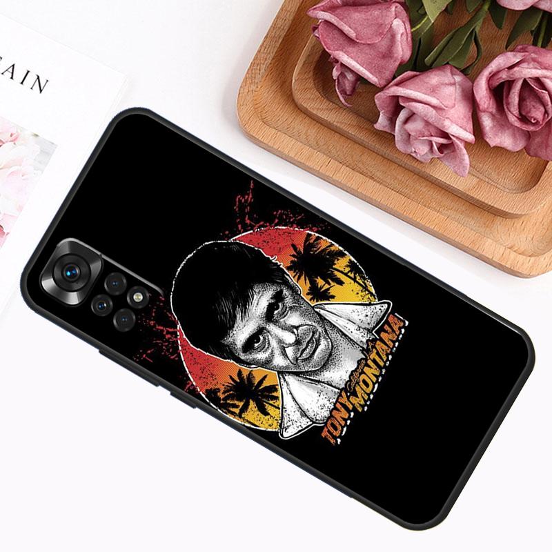 Scarface Tony Montana Hülle Für Xiaomi Redmi Note 13 Pro 14 12 11 9 10 9S 10S 11S 12S Redmi 12C 13C 14C 10C Abdeckung