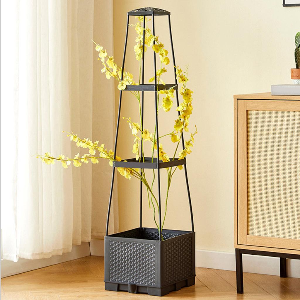 Plant Stand Rack Multiple Flower Pot Holder Shelf Indoor Outdoor Planter Display Shelving Patio Climbing Vertical Plant Garden