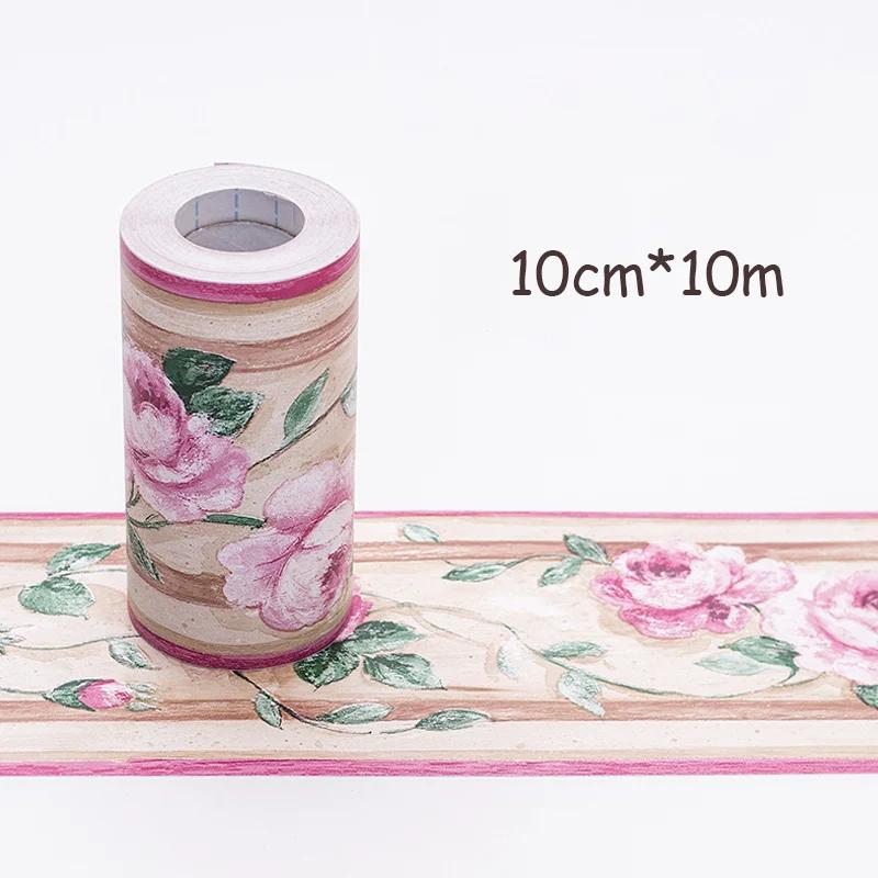 10M Self-Adhesive Wall Panels Border - Waterproof Decorative Film for Kids Room/Bathroom Tiles & Kitchen