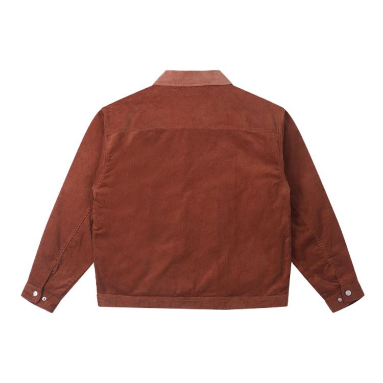 

New Converse Jackets Men s Brown 10025260-A02 S