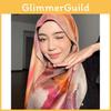 Cotton Tiedye Scarf With Sun Protection And Warmth For All Seasons