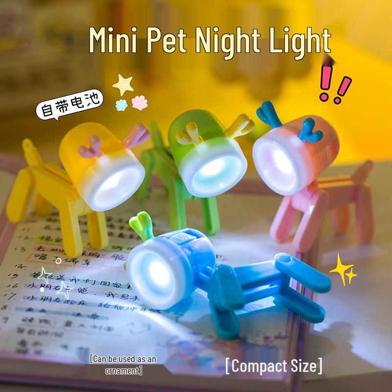 Cute Fawn LED Night Light: Adorable Mini Pet Lamp for Bedside or Desktop