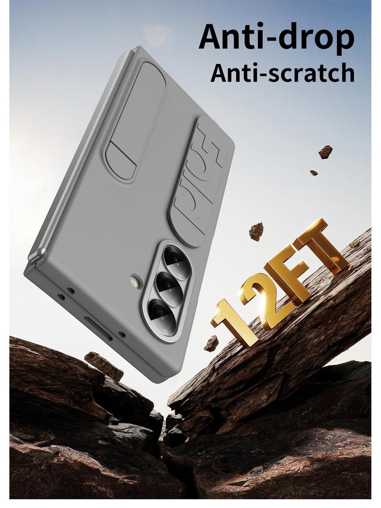 Samsung Z Fold 7 Case: FOLD6 Stand, Wristband, Anti-Drop Film, Integrated Protection