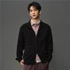 GIORDANO CONCEPTS Unisex Pure Cotton Half-High Collar Knit Cardigan