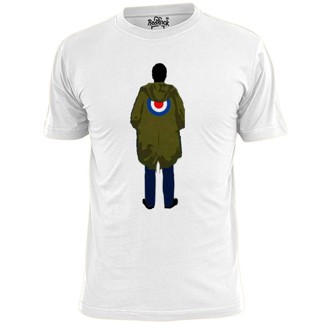 Mens Mod Parka Target T shirt Weller Jam Quadrophenia Scooter M