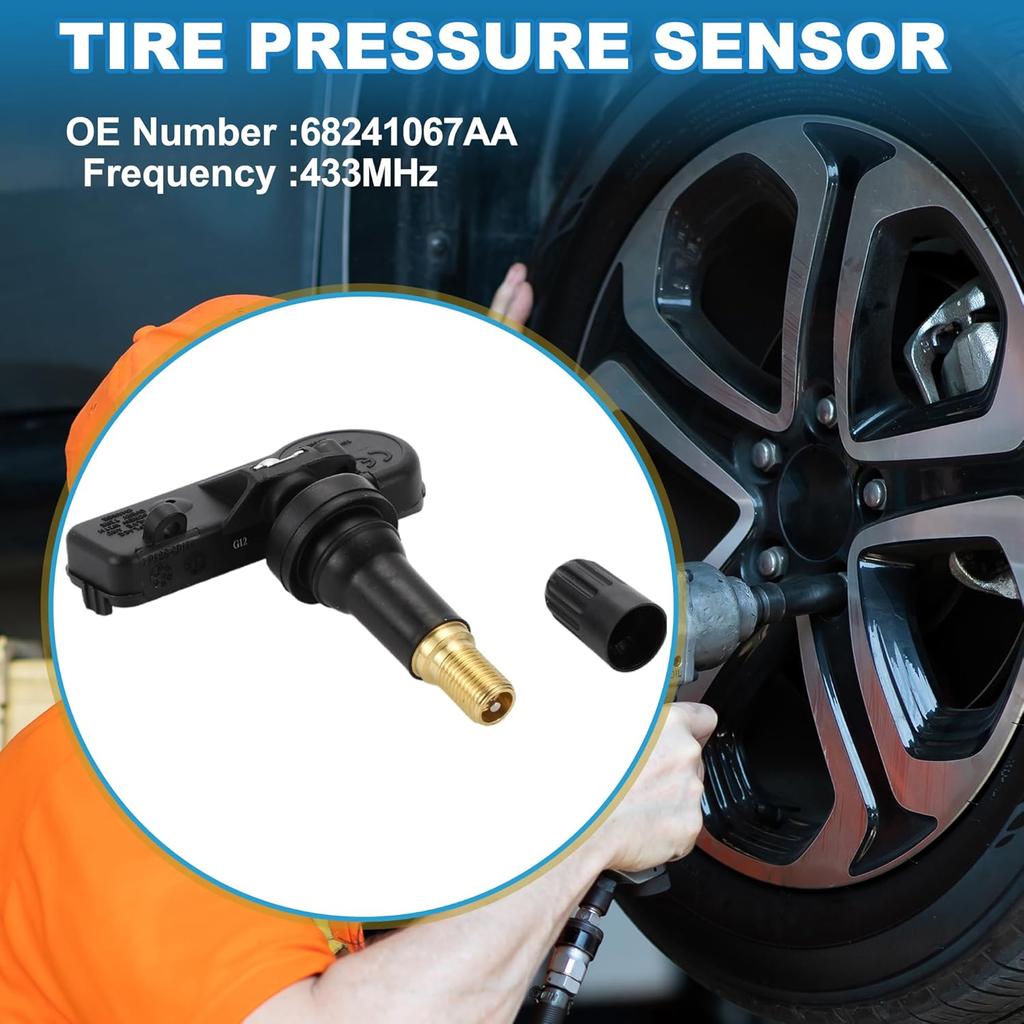 Tire Pressure Sensor No.68241067AA Tire Pressure Monitoring Sensor for Ram 1500 2500 2011-2013