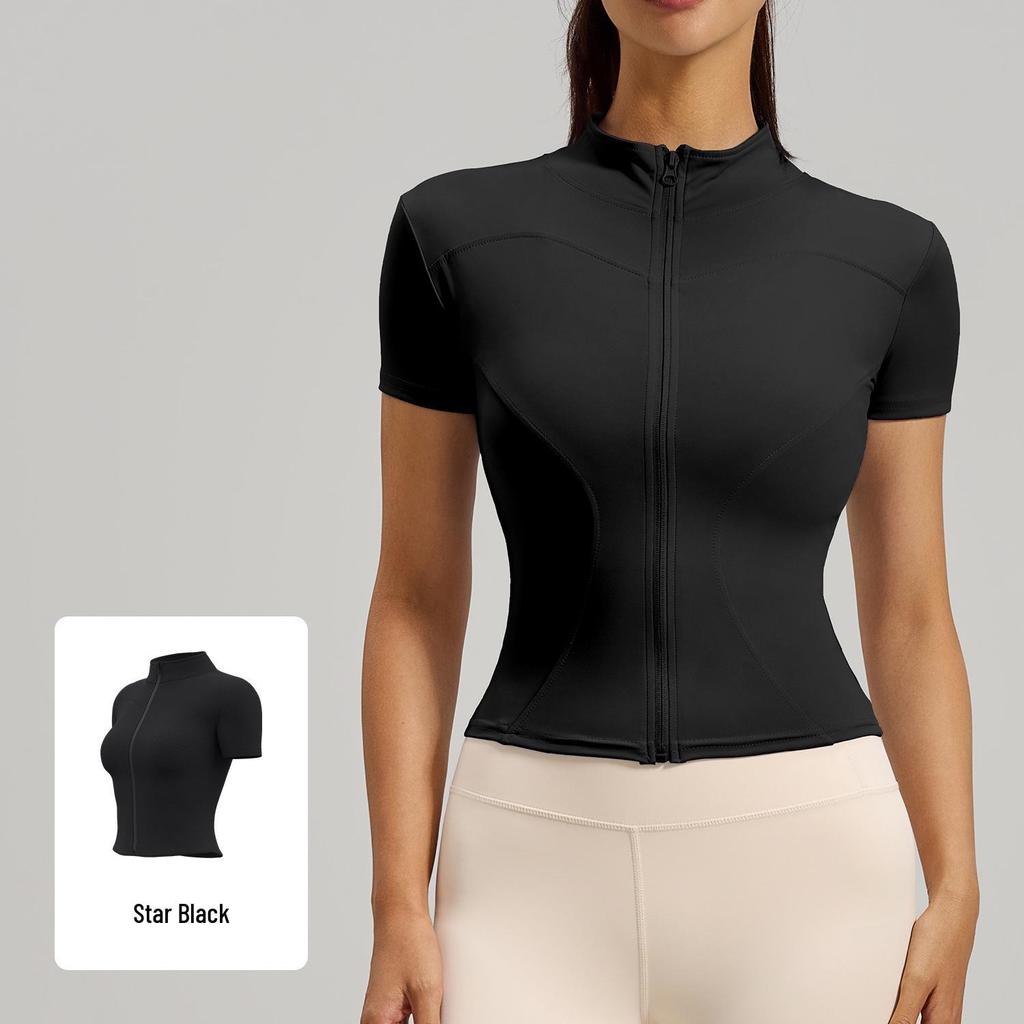 Juyitang High Elastic Seamless Women's Yoga Sports Jacket