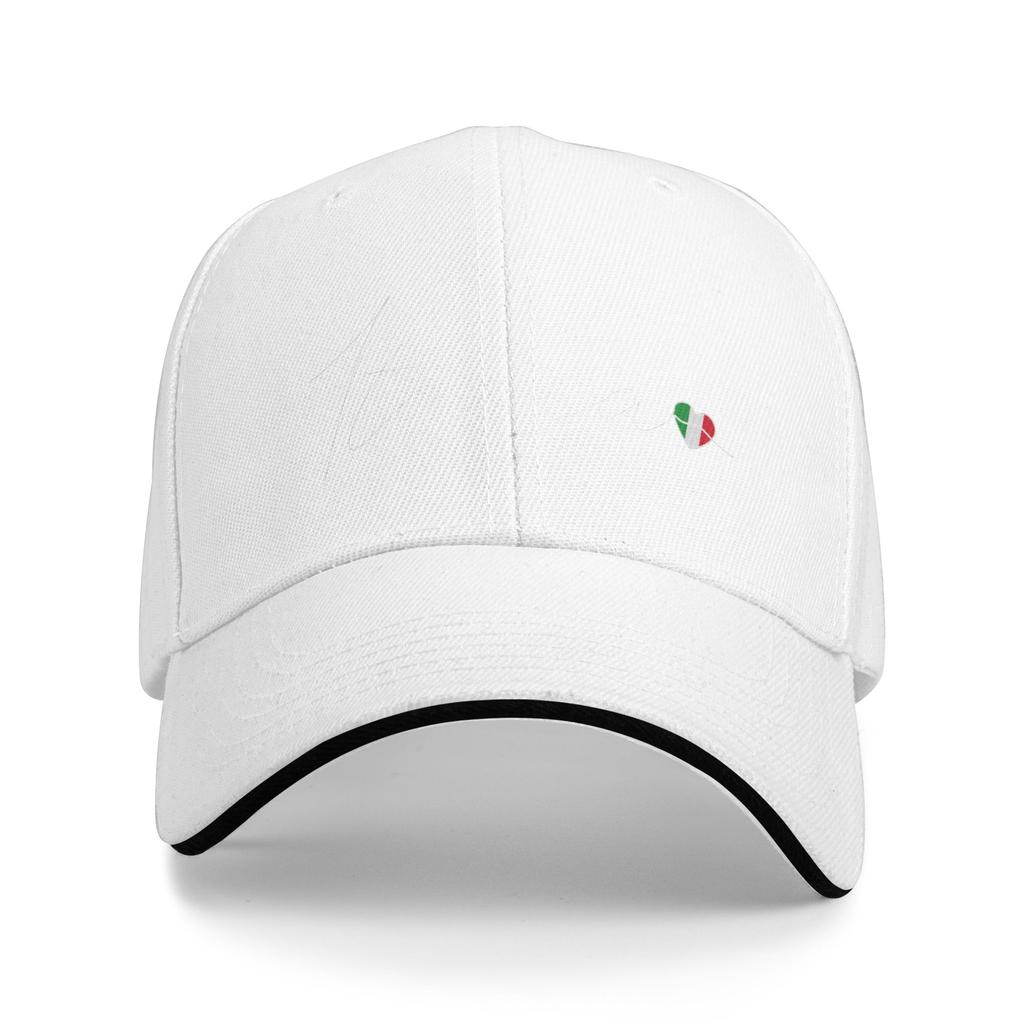 Damen Unisex Italia Einfache Liebe Italienische Flagge Herz auf Italien Outdoor Hut Sonnenschutzmütze Lässige Baseballkappe Sportmützen
