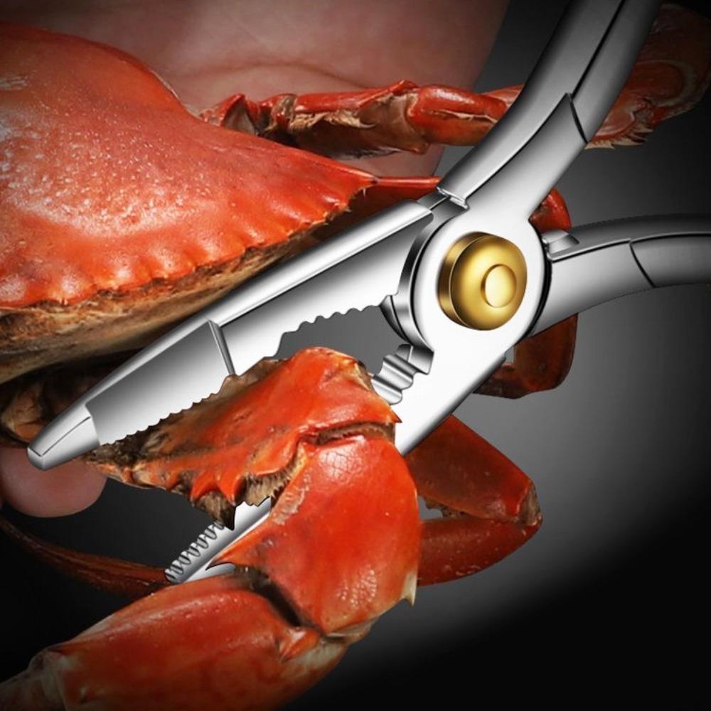 3pcs Zinc Zinc Zinc Alloy Crab Stripping Forceps High Hardness Crab Picks Spoons Set  Restaurant
