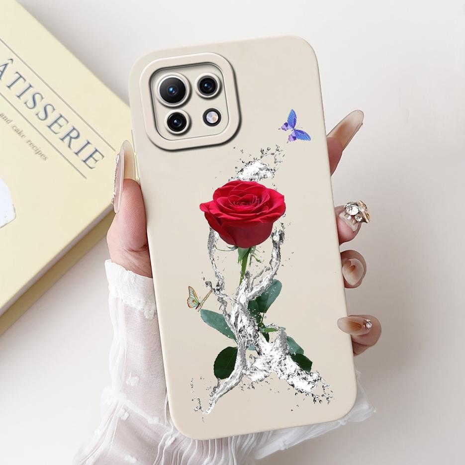 For Xiaomi Mi 11 Lite 5G Case Cute Cartoon Cover Shockproof Soft TPU Phone Case For Xiaomi Mi 11 Lite NE 5G 11Lite Mi11Lite Bags
