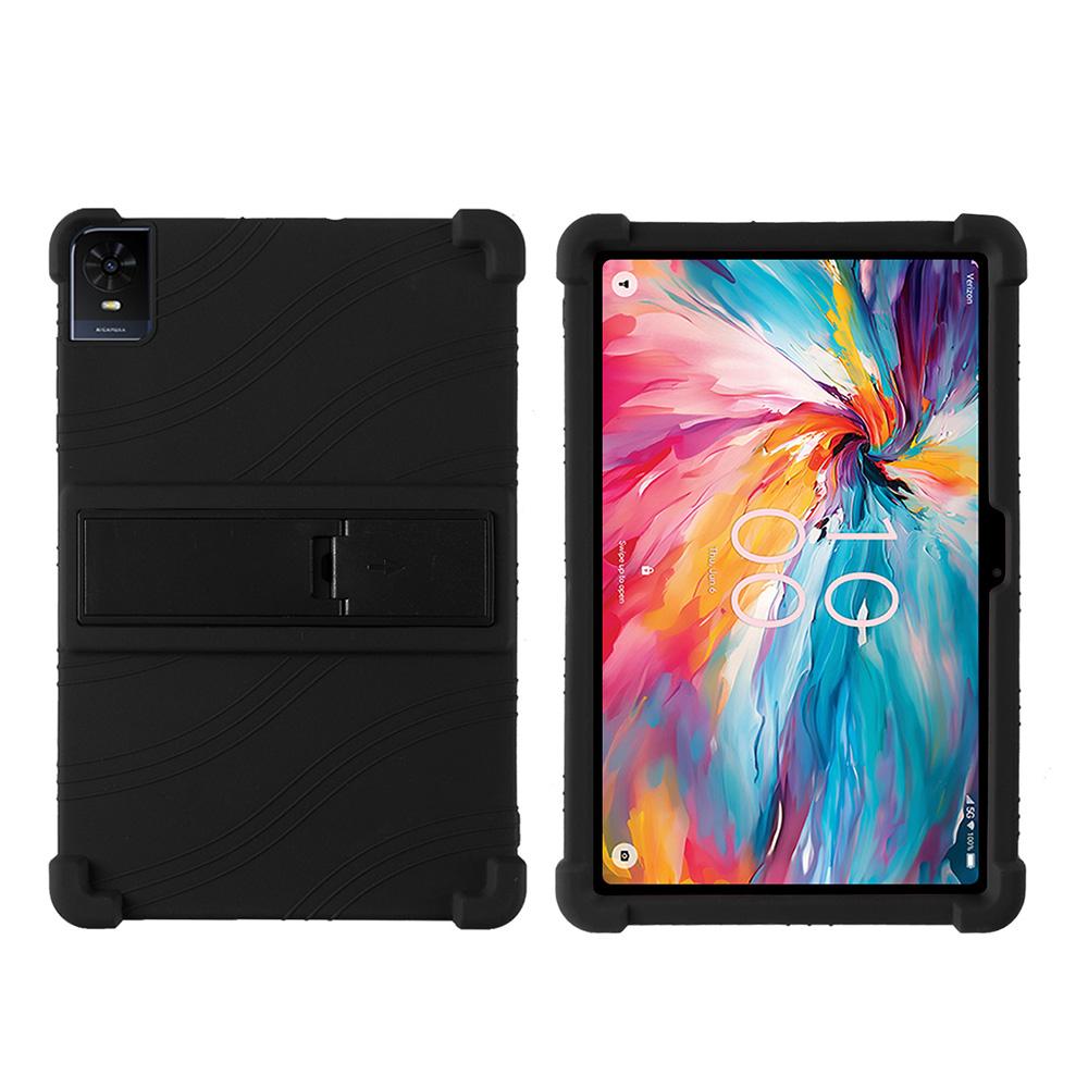 Case for TCL TAB 10 NXTPAPER 5G Model 9199S 10.4 Inch Tablet Safe Shockproof Silicone Stand Cover Model 9199S чёрный