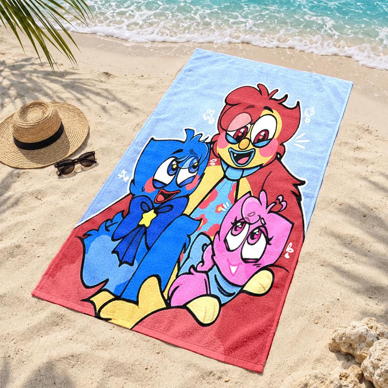 Poppy Playtime Microfiber Beach Towel Quick Dry Sand Free Lightweight Beach Towels for Travel Swimming Camping