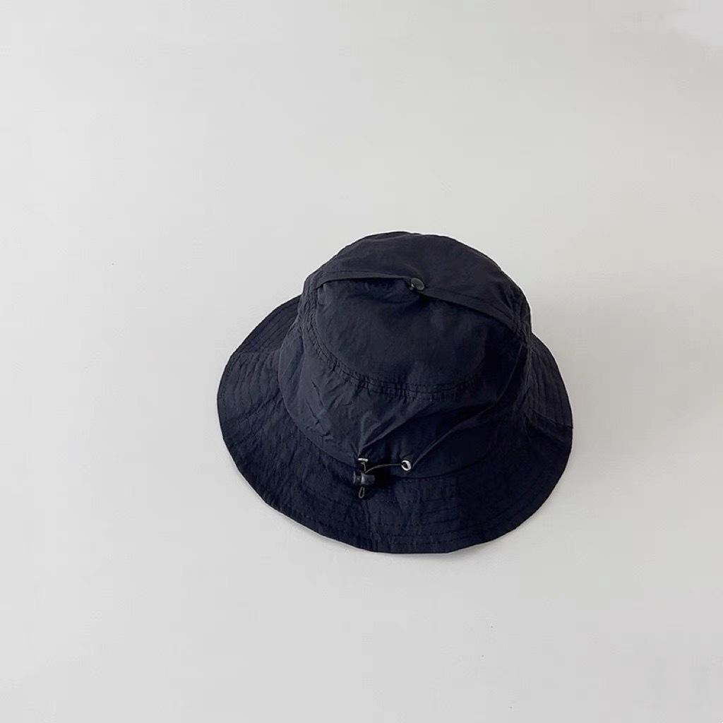 Kids Solid Quick Dry Bucket Hat Spring Summer Wide Brim Sun Protection Foldable Candy Outdoor Fishing Cap