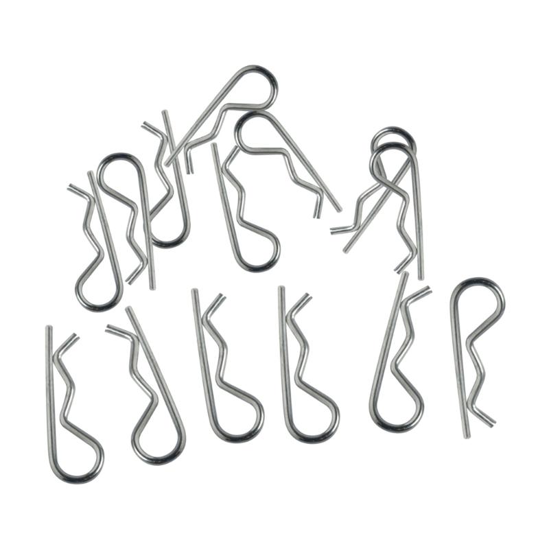 Cotter Pin Clip Retaining Hair Pins Including 5 Sizes Cotter Pins and 6 Sizes Hairpin Cotter Pin Assortment Kit