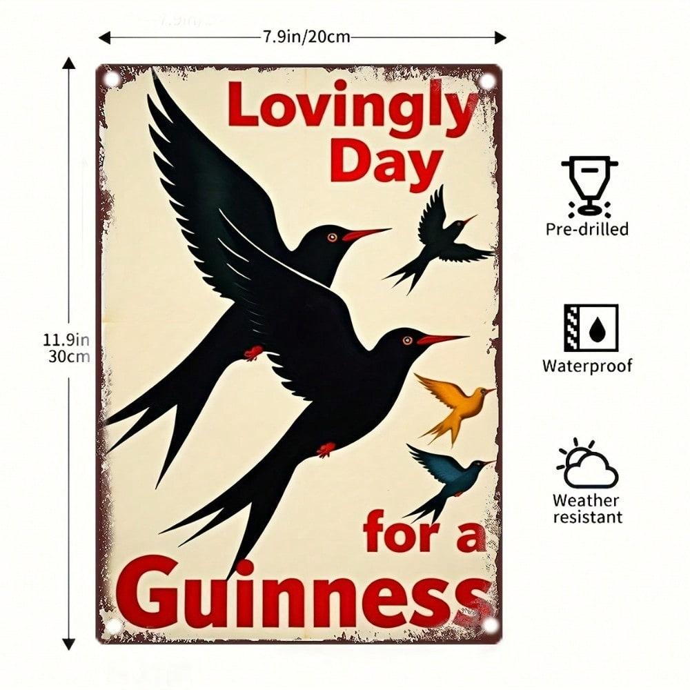 Vintage Metal Wall Art Western Retro Iron Tin Sign Cowboy Decor 8x12 Inch 20x30