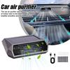 Solar Powered Car Air Purifier With Deodorizing Sterilizing Light Intelligent Function Indicator Color Saving Changing Ener S1K2