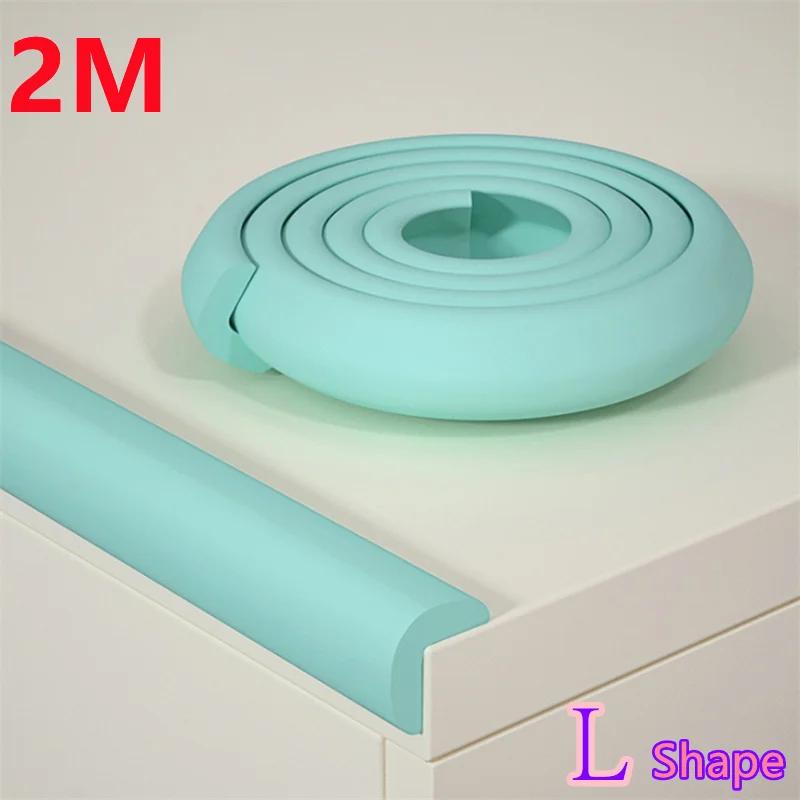 2M Baby Safety Corner Protector Solid Color Edge Guards for Childproofing Home Furniture Corners Table Angle Protection Tape