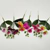 Orchid Faux Butterfly  With Realistic Leaves For Wedding And Settings Event