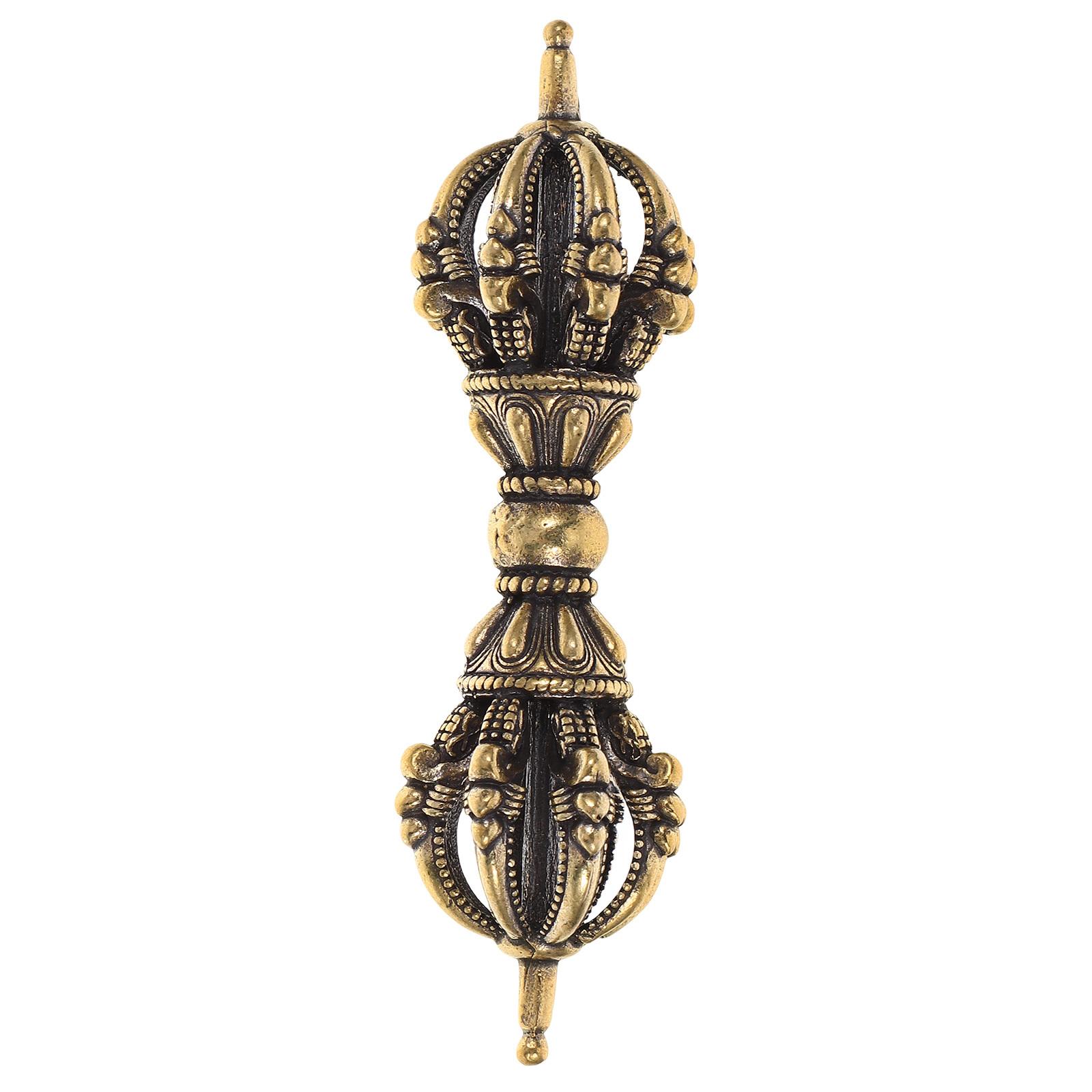 Мини-Ваджра Пестик Орнамент Латунь Декоративное Ремесло Для Дома Офиса Настольный Религиозный Декор Маленькая Буддийская Статуэтка China Mainland