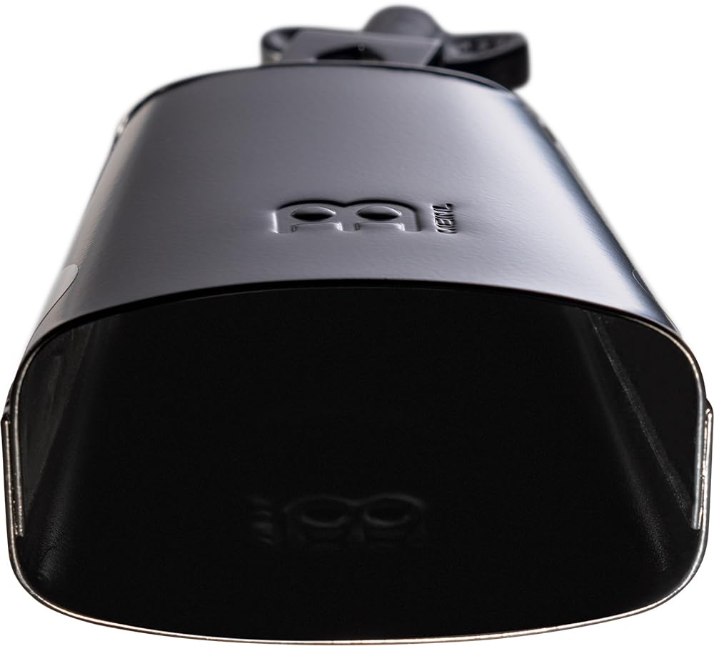 MEINL Percussion Cowbell, Black Powder Coated Steel, 5 14" (SL525-BK)