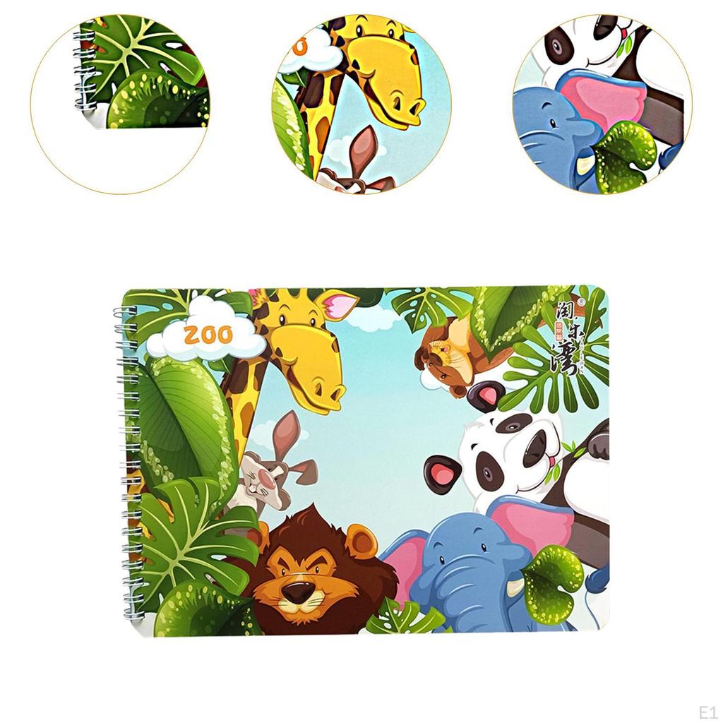 Quiet Activity Book ,Reusable, Sticker Party Favors Portable Preschool Educational Learning
