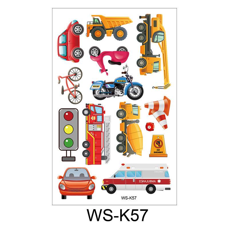 Cross Border Children's Cartoon Tattoo Stickers Space Dinosaur Boy Girl Cute Temporary Waterproof