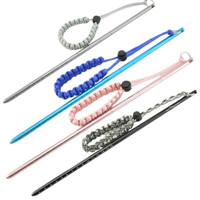 Light Weight Aluminium Alloy Scuba Diving Stick Pointer Rod With Hand Rope Underwater Shaker Noise