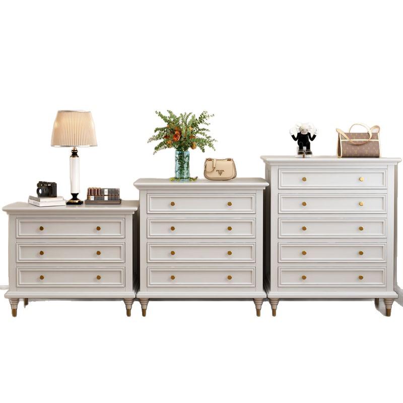 American Solid Wood Multi-Drawer Storage Chest for Bedroom & Living Room