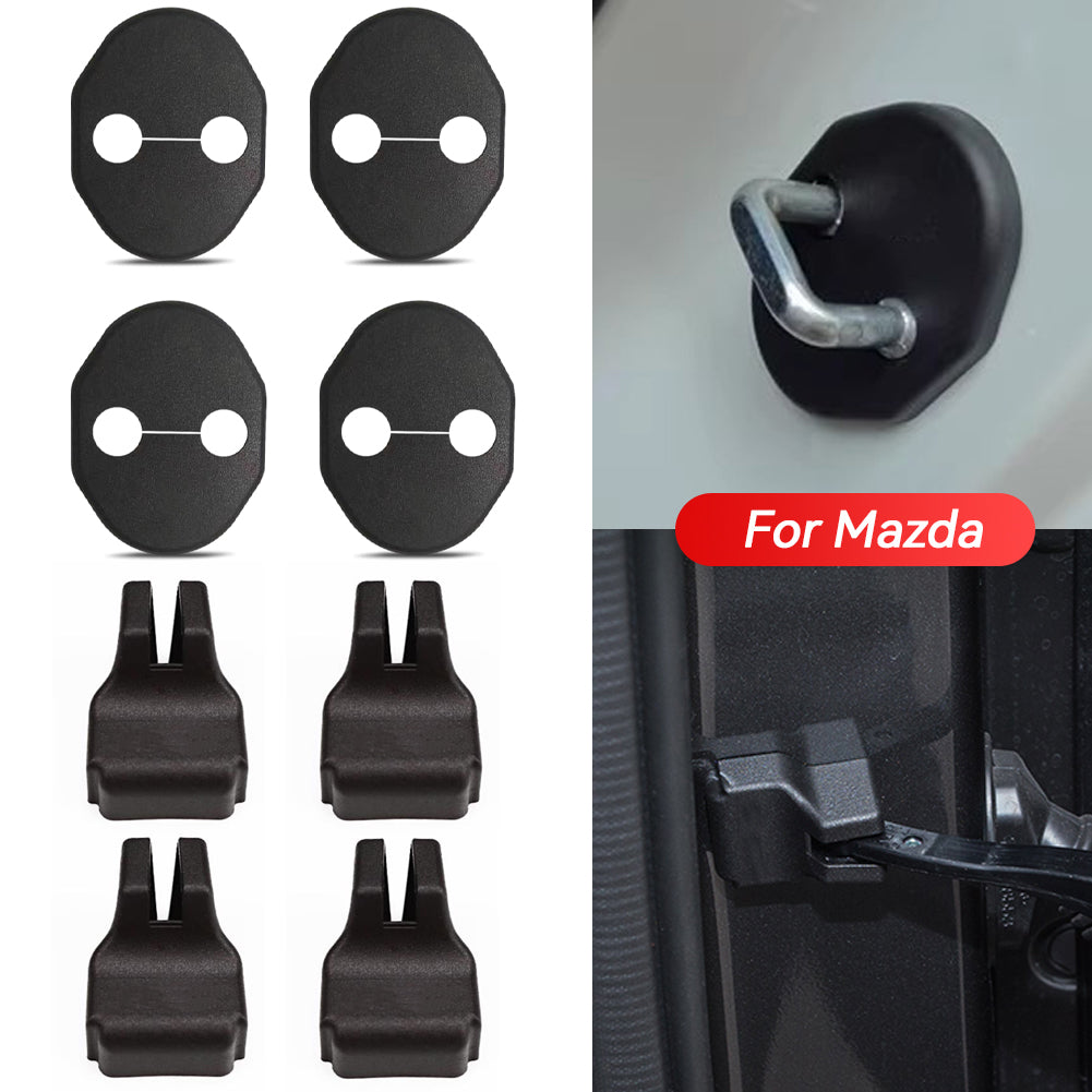 4 stücke Auto Tür Kontrollen Abdeckung Auto Türschloss Schutz Abdeckung Wasserdichte Kunststoff für Mazda 2 3 5 6 8 CX-4 CX-5 CX-7 CX-9 Atenea