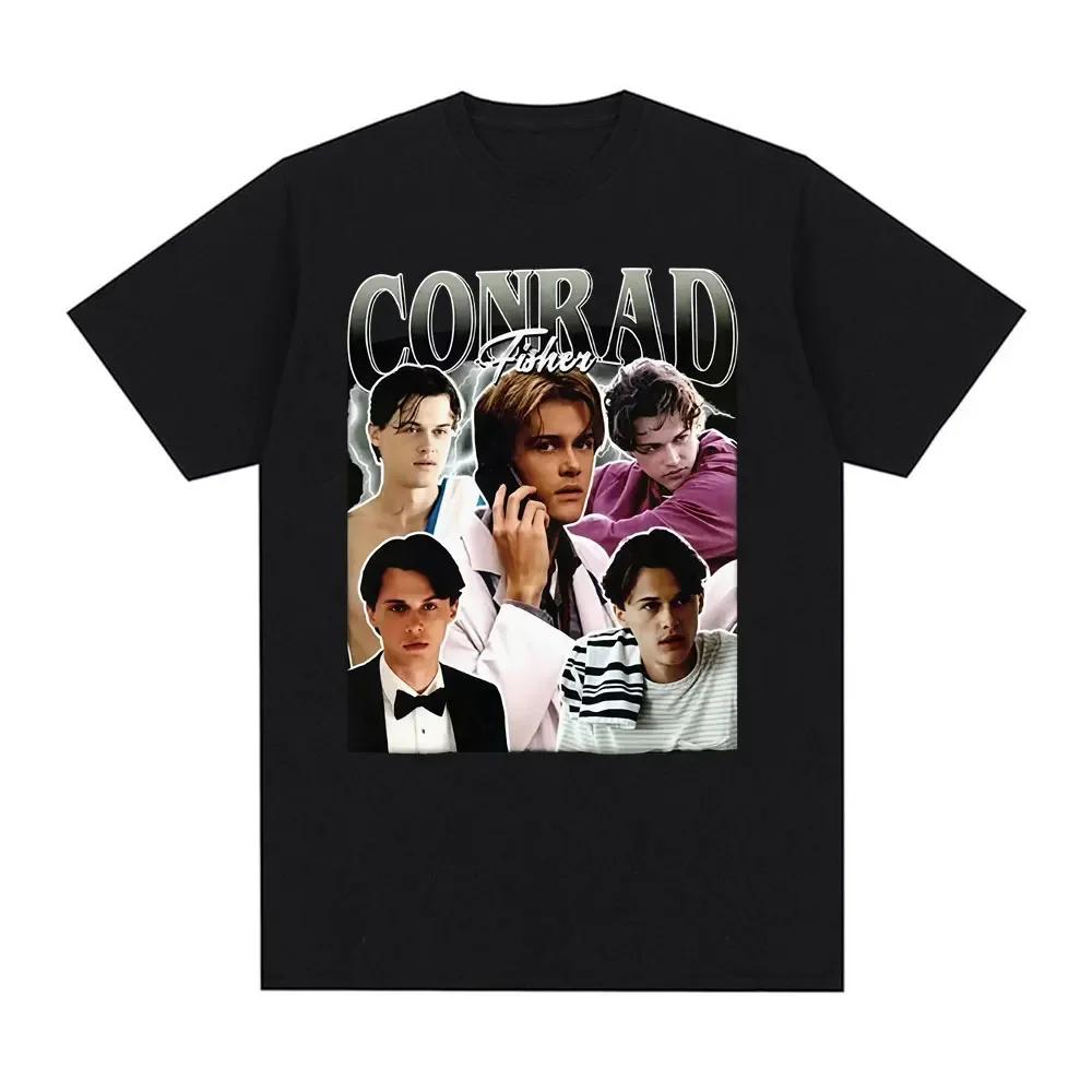 Fashion Team Conrad Cousins Beach Vintage Graphic T-Shirt Clothing Fashion Graphic T-shirt Men's and Women's Casual Loose Tops