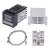 PID Temperature Controllers Kit 0‑400 celsius  Waterproof High Accuracy REX C100 Temperature Controller for Farm