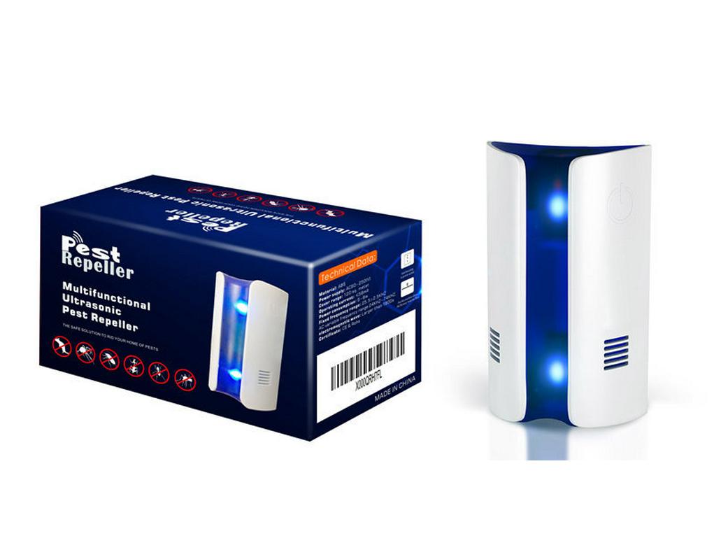 Ultrasonic & Electromagnetic Insect and Rodent Repeller Plug-in