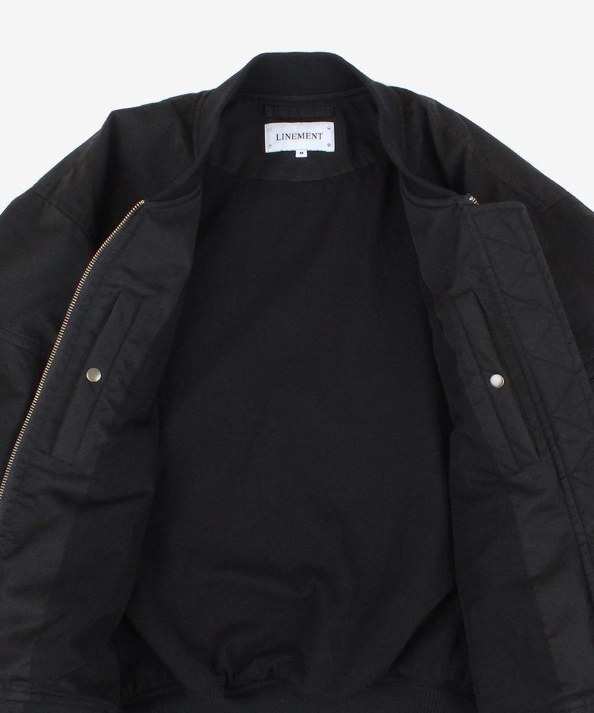 Linement Double Zip Ma-1 _ Black