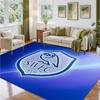 Sheffield Wednesday Football Design Crystal Velvet Rug Soft Decorative Mat for Bedroom Entrance