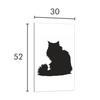 GLAS-SCHNEIDEBRETT 30x52 Katze