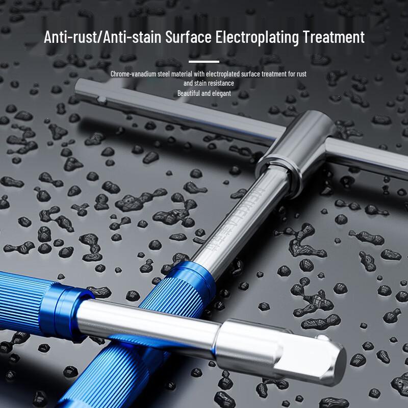 1/2" T-Handle Multi-functional Fly Wrench with Labor-saving Sliding Conversion Head