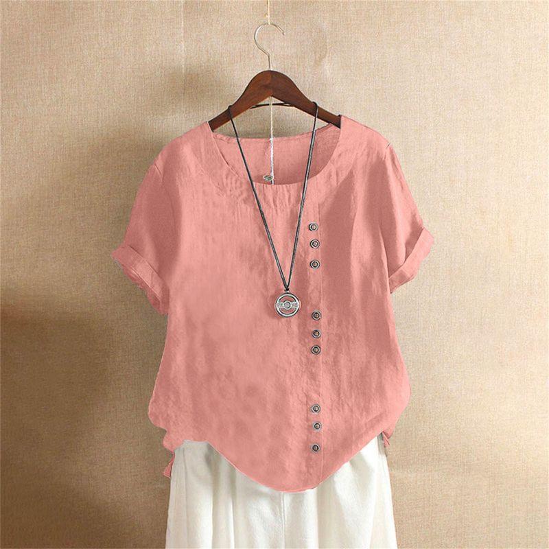 Casual Loose Short Sleeved T-shirt for Women Casual Loose Short Sleeves T-shirt