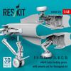 Reskit Hornet Landing Gear Landing Gear Hangar Set Plastic Model Parts 1/48 F/A-18A/B/C/D & (for Hasegawa) RSKU48-0310 (Airplane)