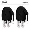 1/2Pair 8MM Flat No Tie Shoelaces Elastic Shoelace Metal Buckle Shoelaces Without Ties Sneakers Children Laces Shoe Accessories