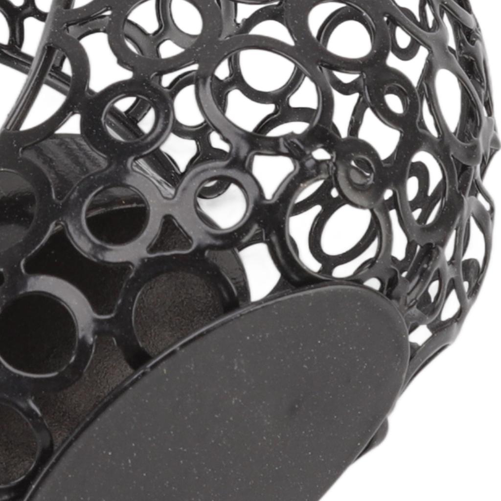 Romantic Moon Candlestick Iron Hollowed Candle Holder for Weddings Christmas Decoration Dining Coffee Table