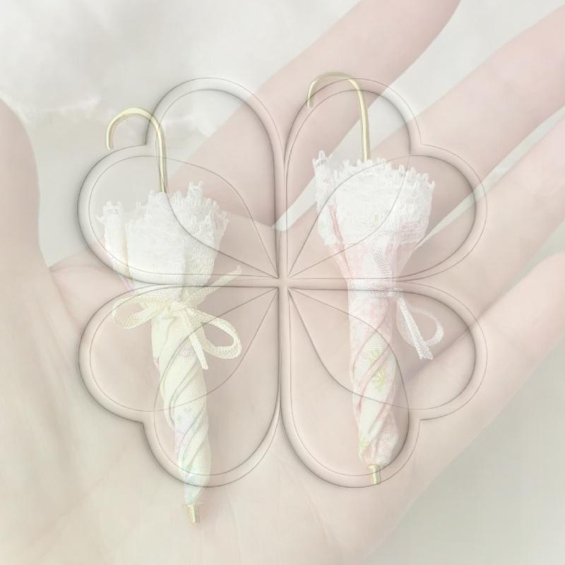 Creative Mini Doll Umbrella Adorable Pography Prop Small Toy Umbrella For 1/6 Dolls Diy Dollhouse Ornament Girls Present