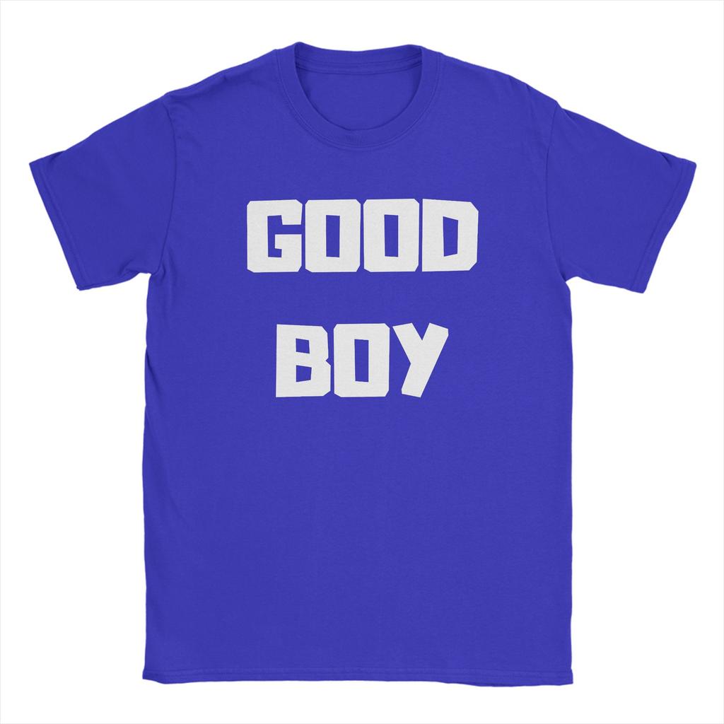Camisetas Unisexes Good Boy 100% Algodón Ropa Vintage Manga Corta Cuello Redondo Camisetas Regalo de Cumpleaños Camiseta