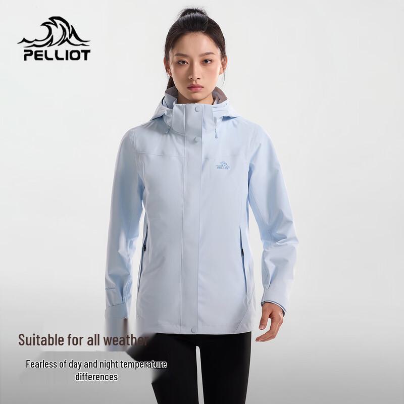 PELLIOT Women's Outdoor 3-in-1 Waterproof Fleece Jacket