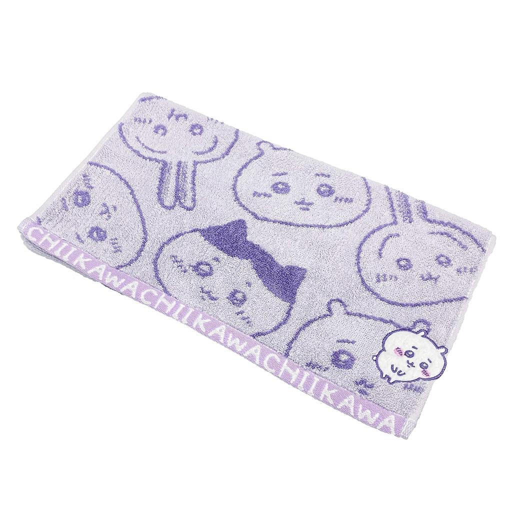 Marushin Chiikawa Bowing Chiikawa Character Face Antibacterial and Odor 0775017800 Towel, 100% Cotton, Resistant,