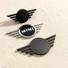 Tylny emblemat logo ABS 14,3 cm 11,3 cm Naklejka na przód samochodu dla MINI Countryman Clubman JCW F55 F56 F60 Odznaka Akcesoria samochodowe